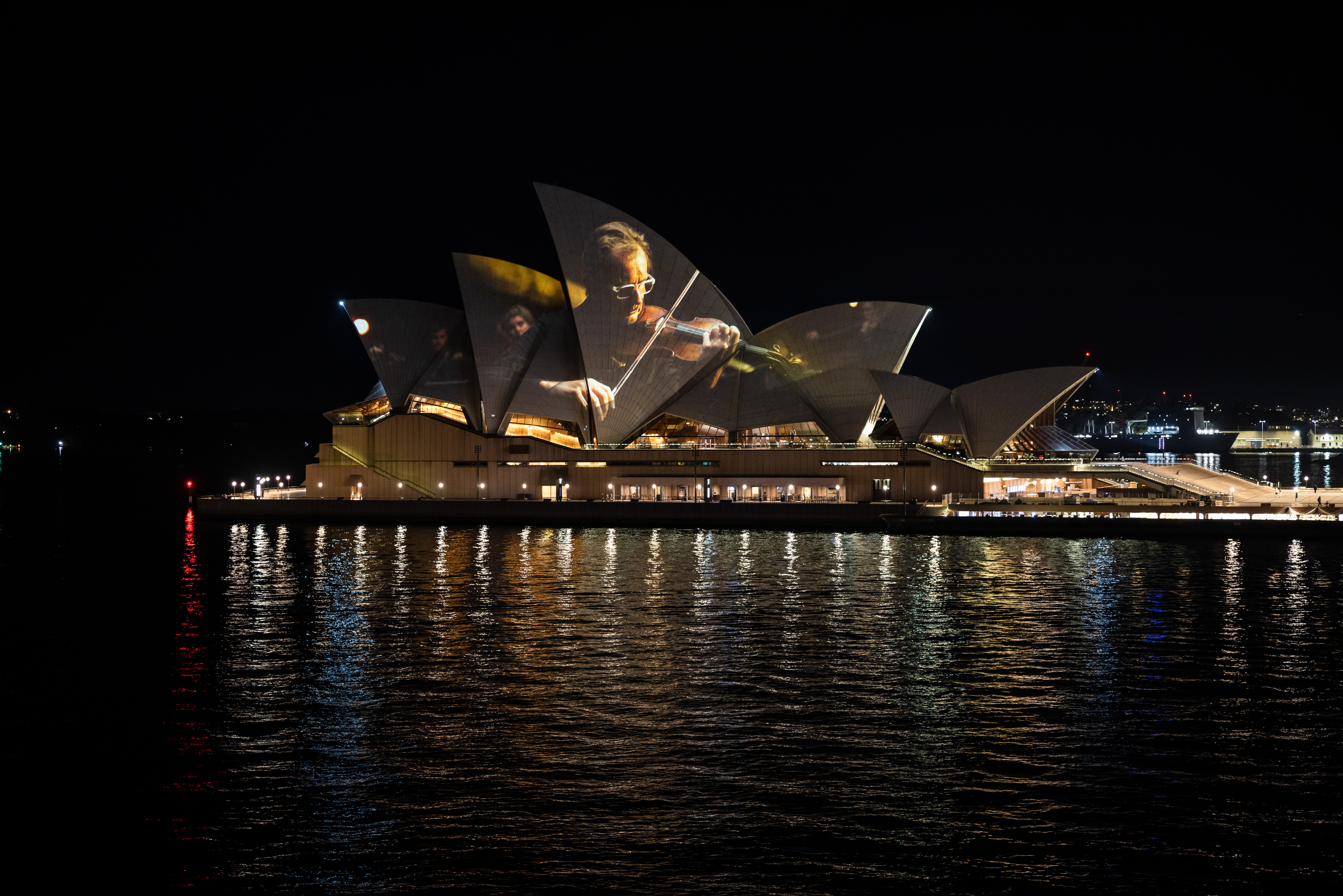ACO projected on Sydney Opera House sails
