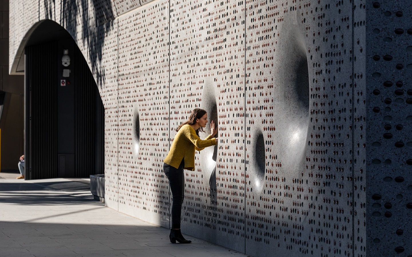 The exterior of Melbourne University's new Ian Potter Southbank Centre 