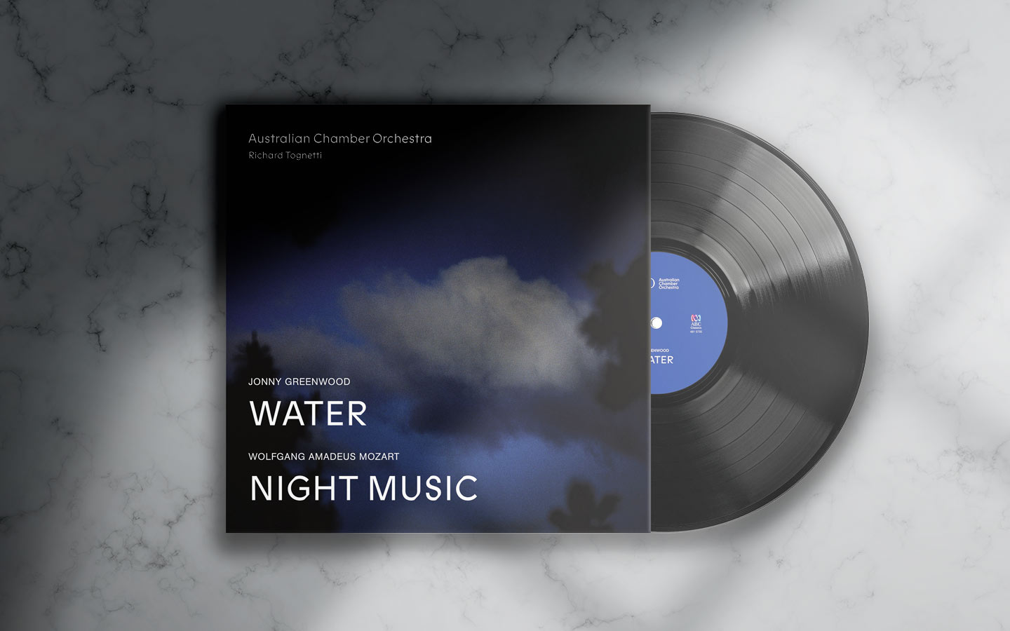 An image of the ACO's Water / Night Music vinyl