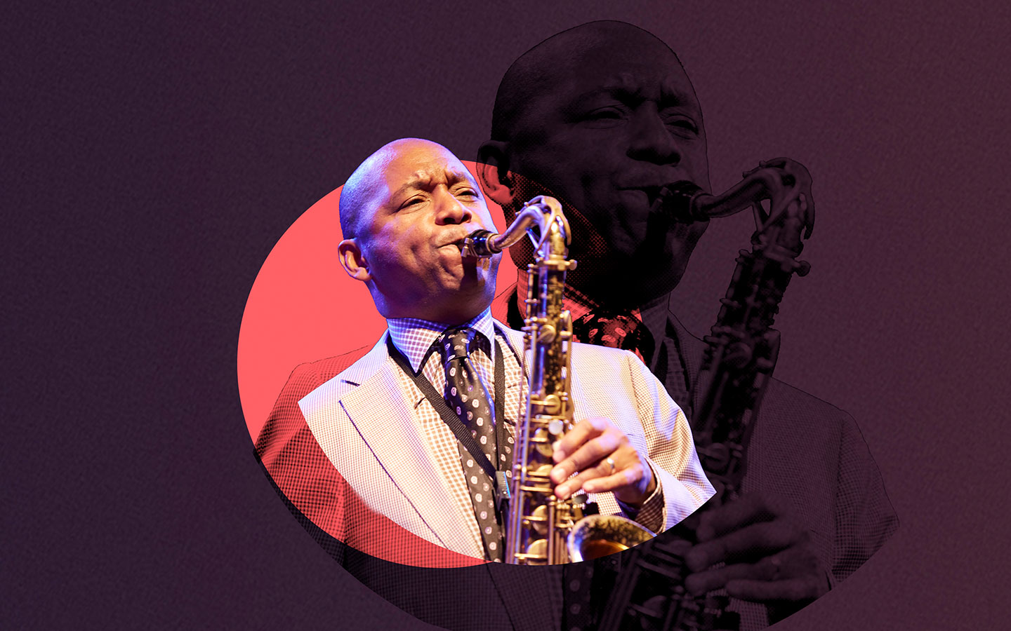 The tour image for the ACO's Branford Marsalis concerts