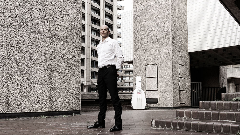 Maxime Bibeau at the Barbican Centre in London