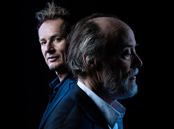 A portrait of Richard Tognetti and Bill Henson