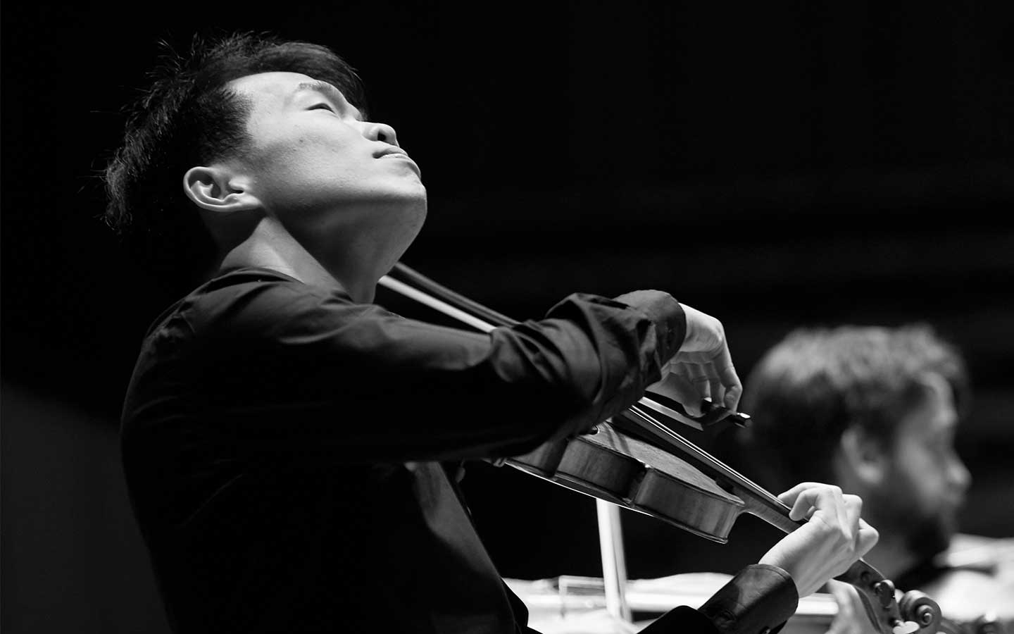 ACO Violinist Ike See performing