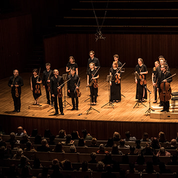 The Australian Chamber Orchestra on stage