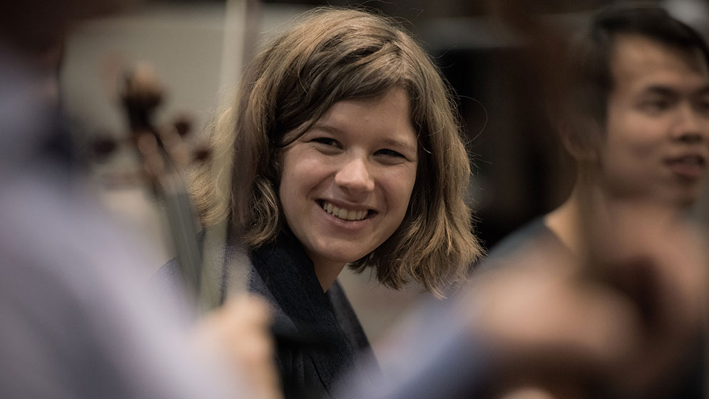 Photo of ACO Violinist Liisa Pallandi