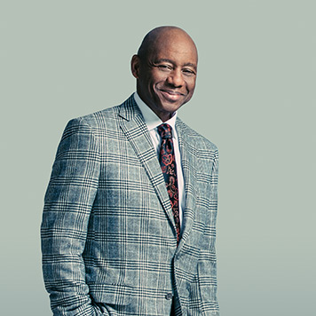 A portrait of American Saxophonist Branford Marsalis