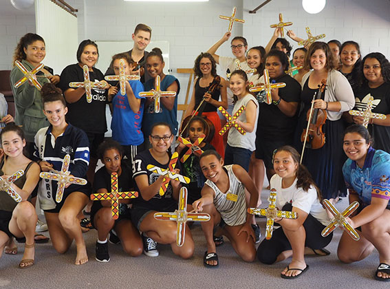Members of the Gondwana Children's Choir