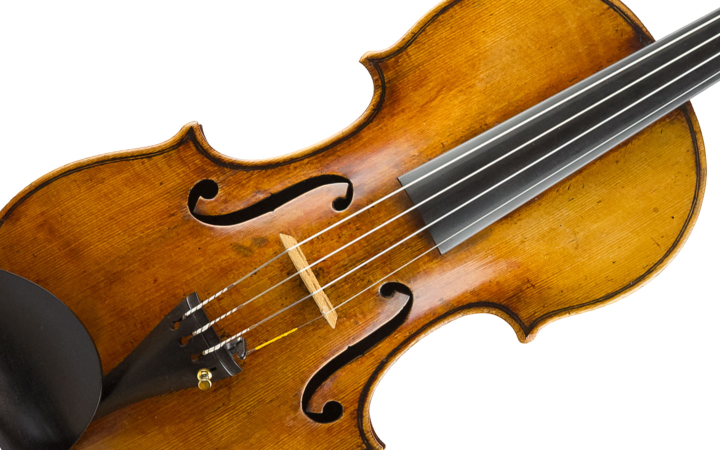 A photo of the 1714 Guarneri Violin
