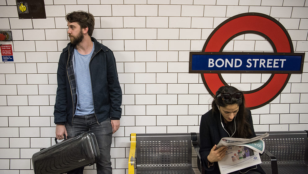 ACO Violinist Glenn Christensen at Bond Street Station