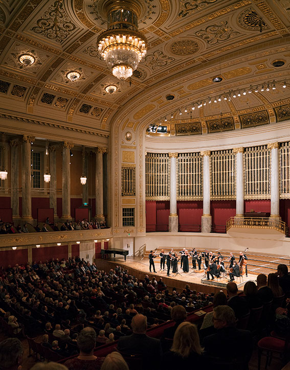 ACO on stage at the Wiener Konzerthaus, Vienna