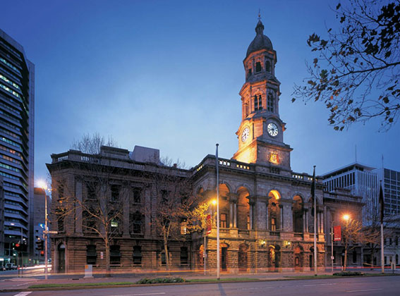 The Exterior of the Adelaide Town Hall