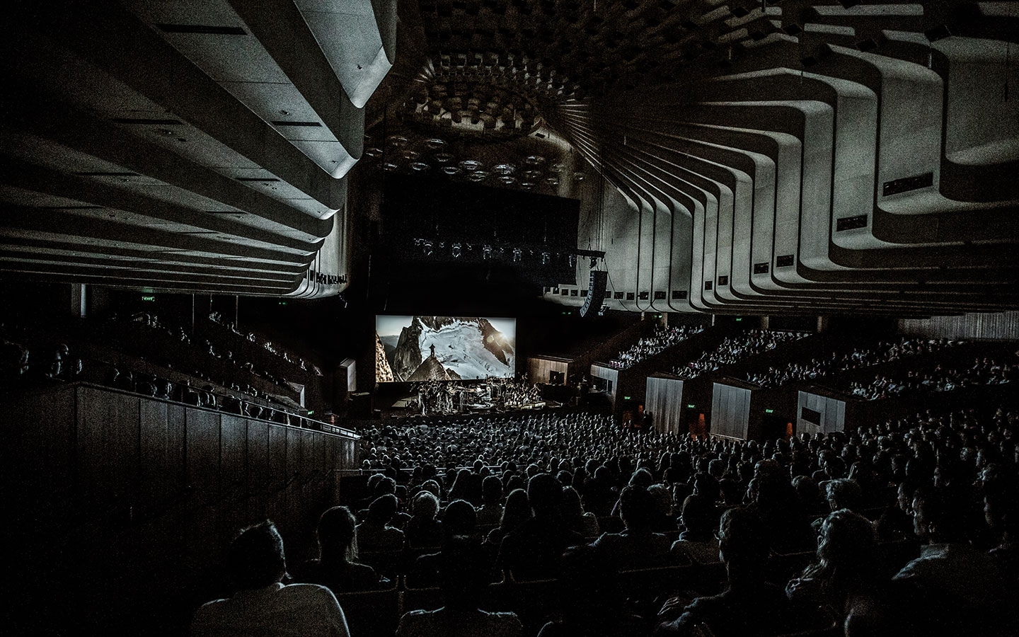 The Inside of the Sydney Opera House Concert Hall during an ACO Performance