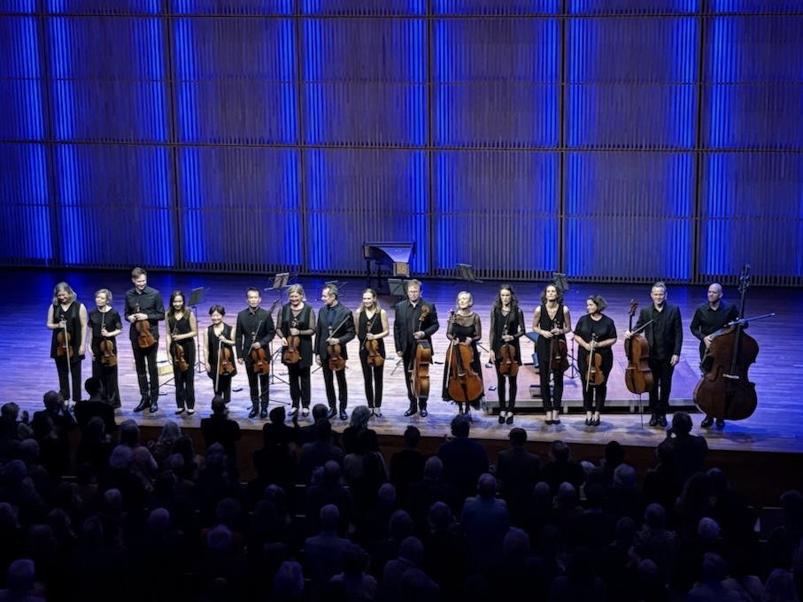 The ACO takes a bow on stage in Amsterdam