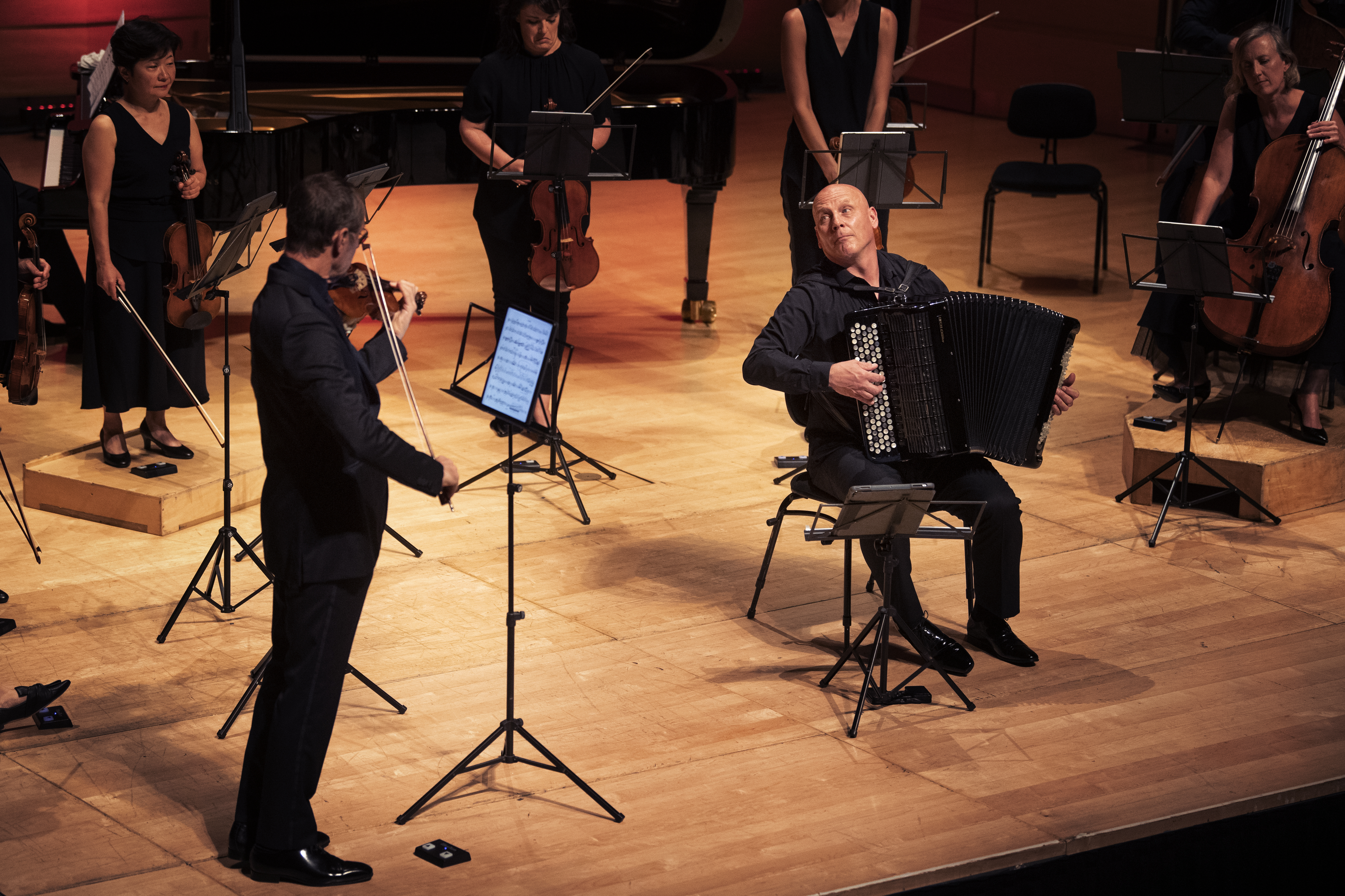 James Crabb performs Piazzolla with the ACO_credit Nic Walker