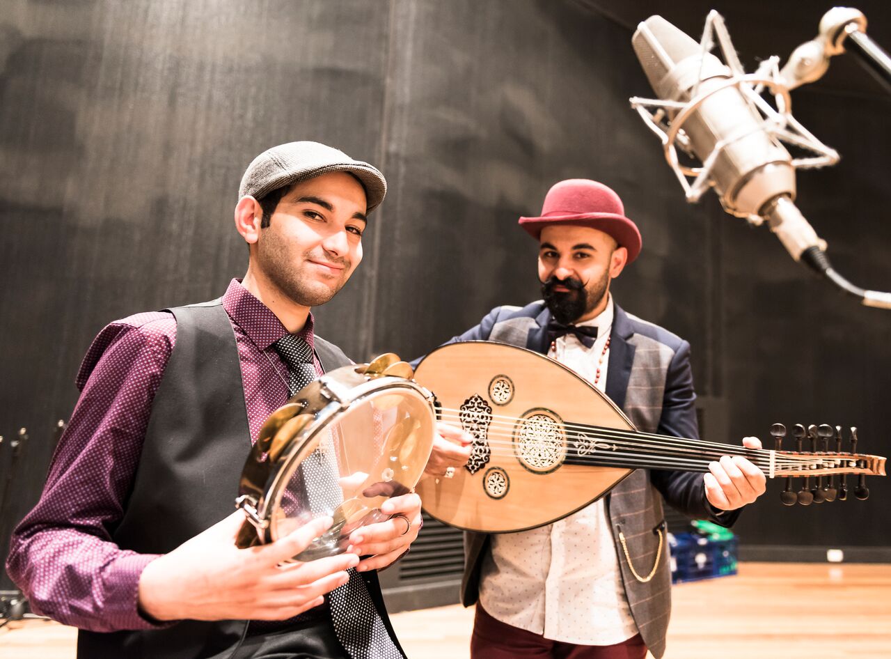 Musicians Joseph and James Tawadros