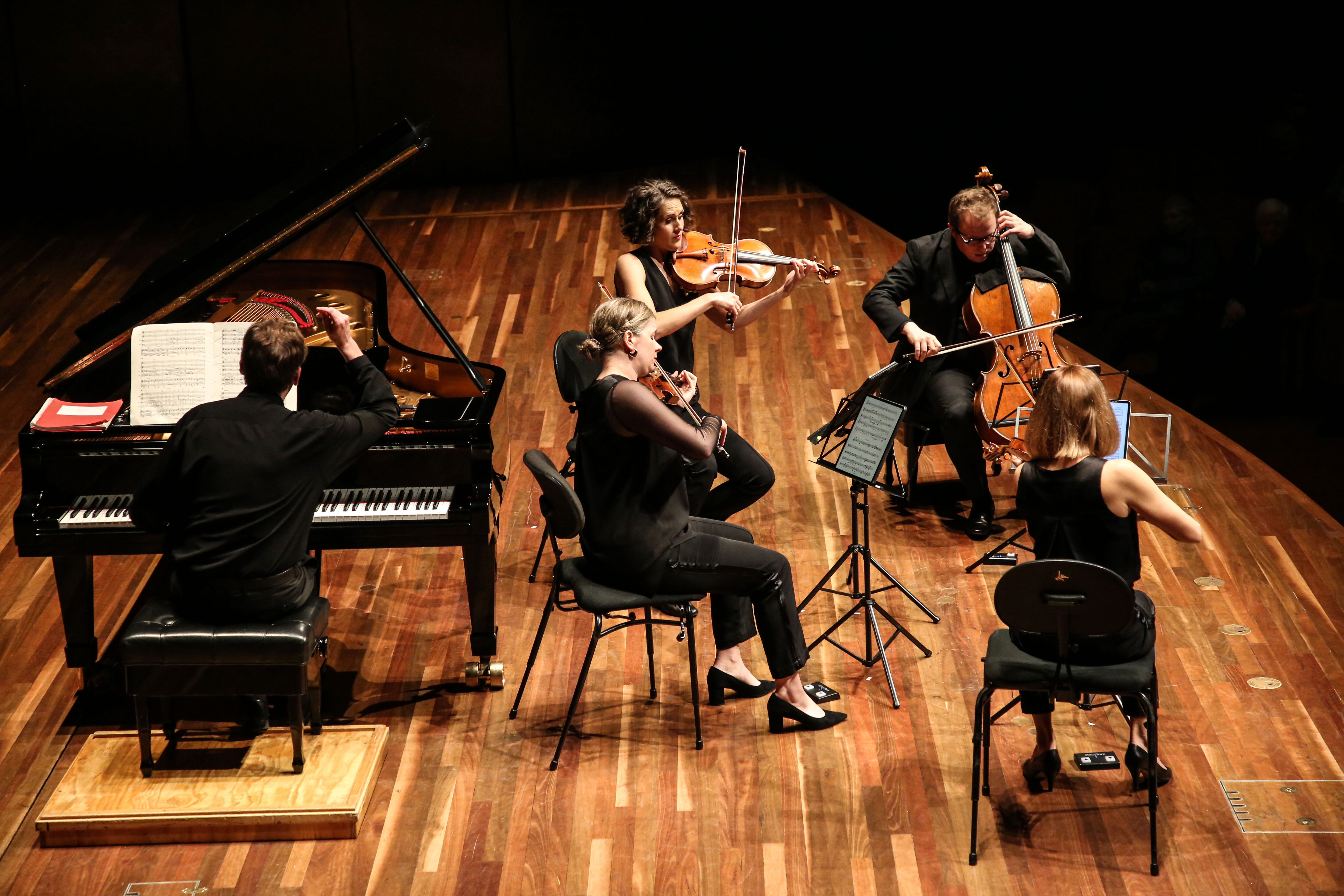 Olli Mustonen at the piano