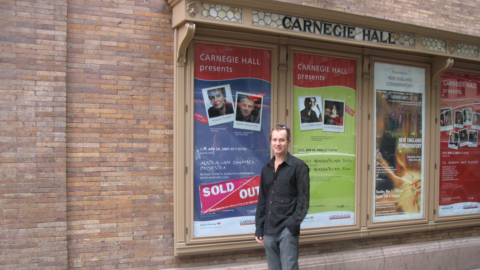 Richard Tognetti at Carnegie Hall