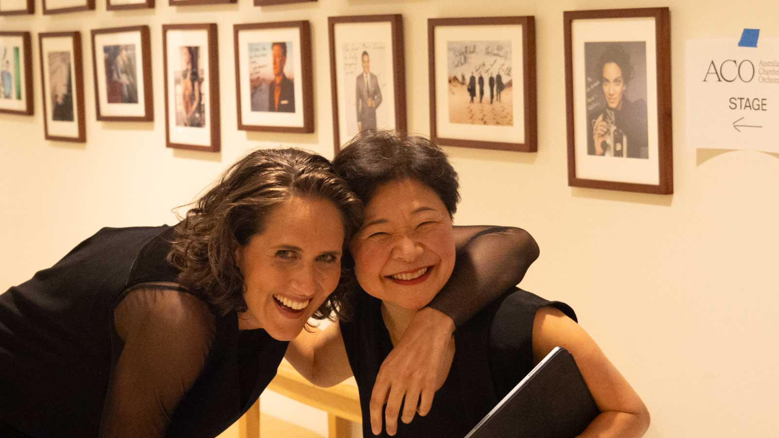 Stef Farrands and Aiko Goto