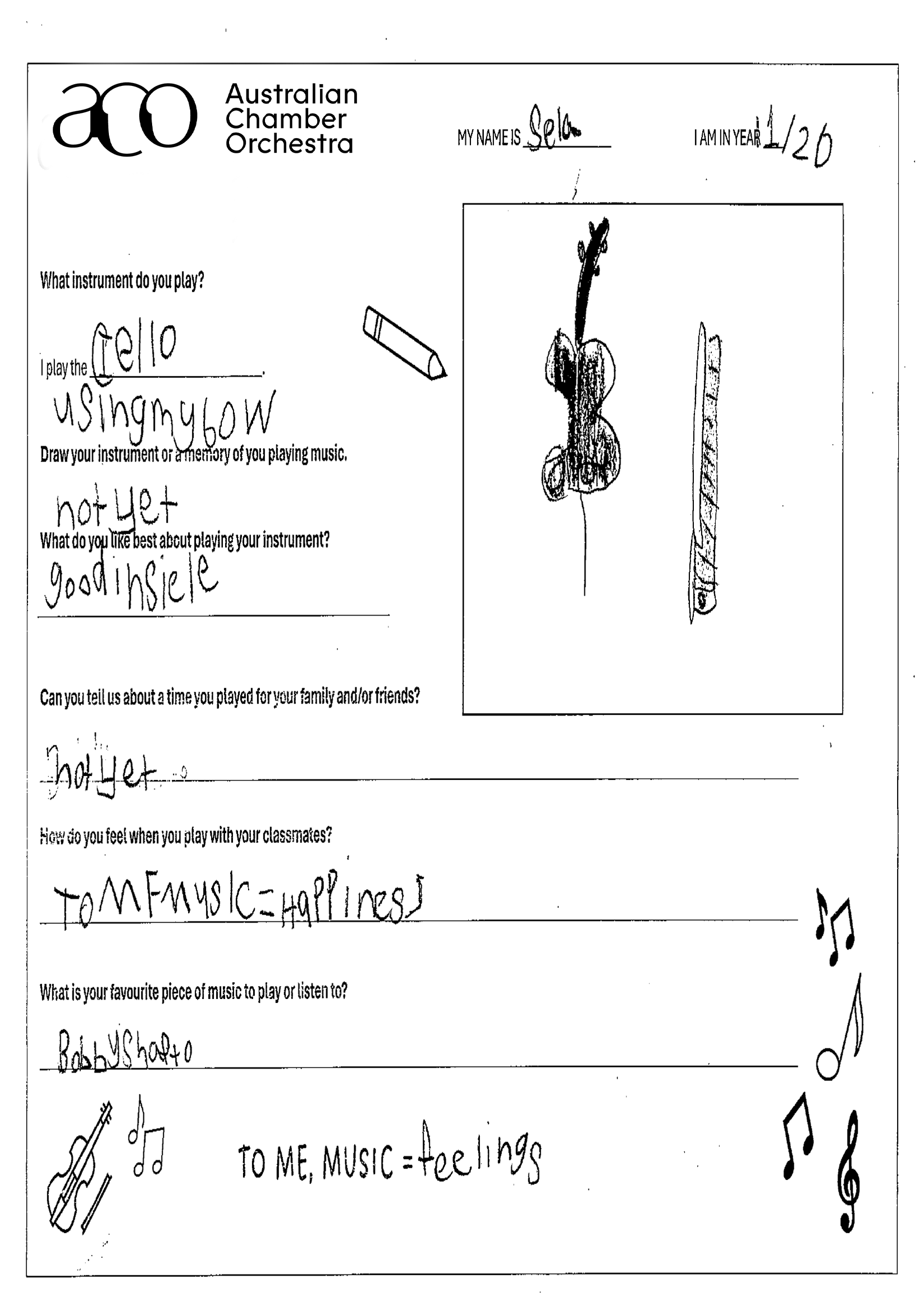Sela_Violin Worksheet_ACO Foundations