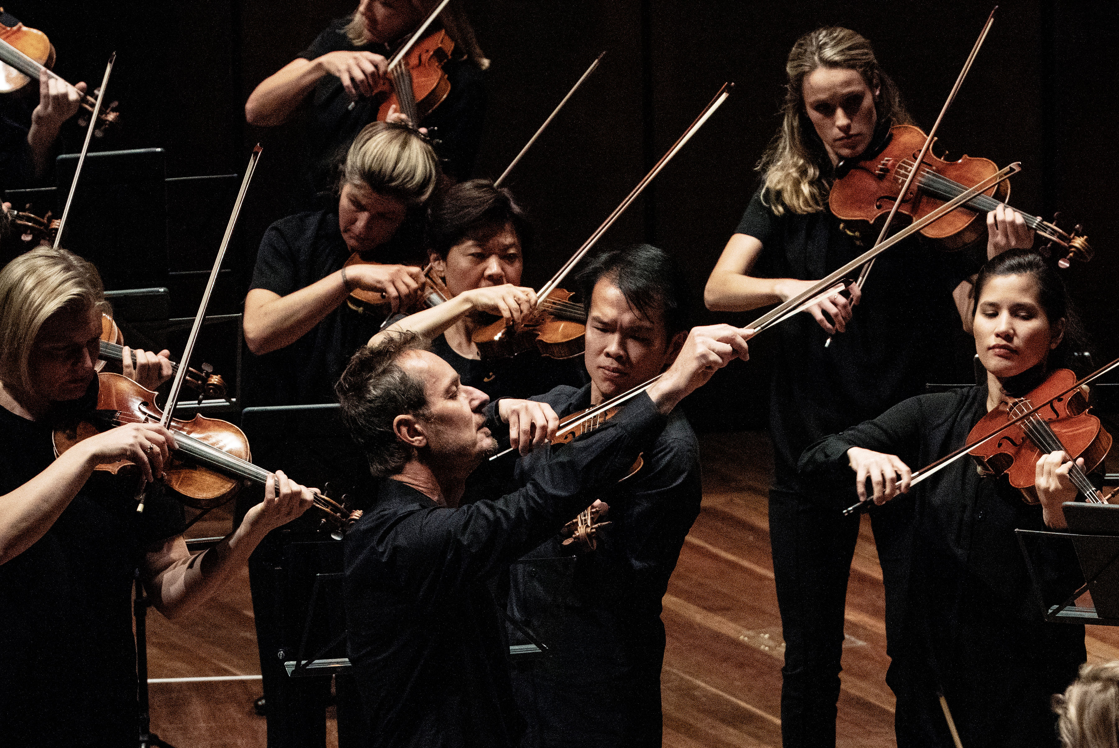 Richard Tognetti conducting