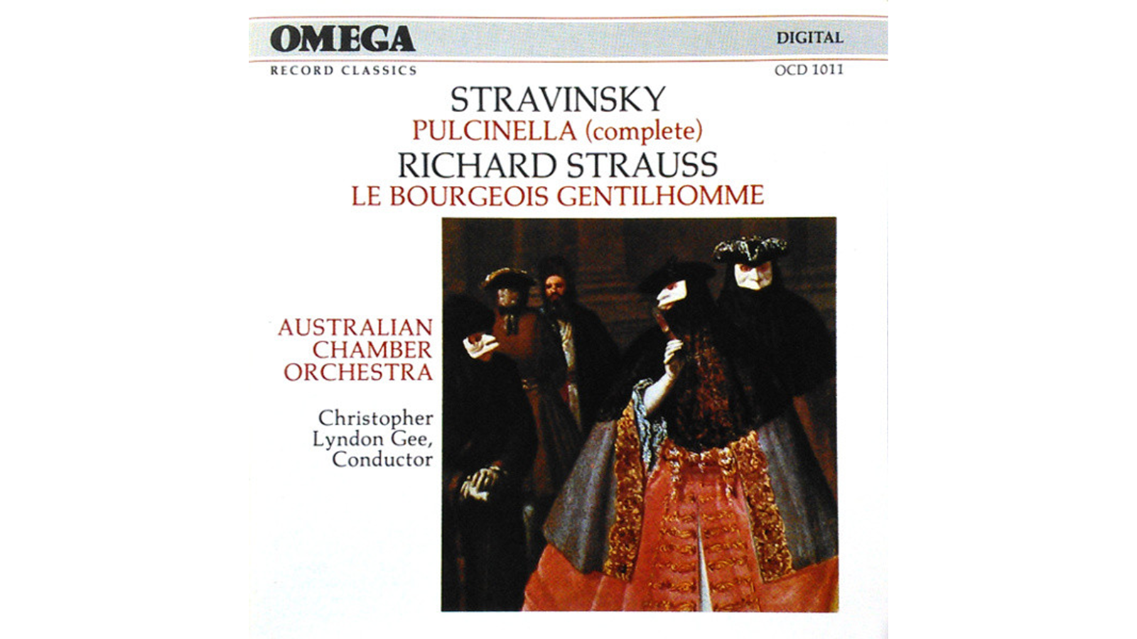 ACO Stravinsky recorded in the concert hall in 1988