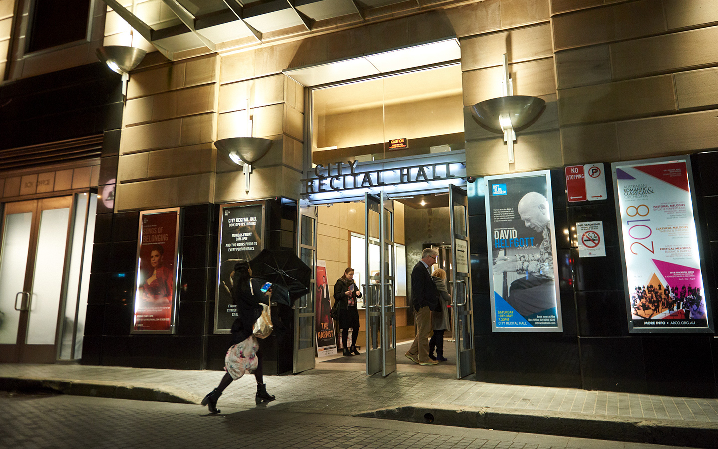 The facade of Sydney's City Recital Hall. Photo credit: Tim da-Rin